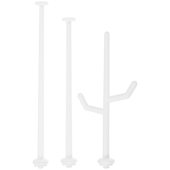 NIAIZEK Travel-Friendly White Bottle Drying Rack, Strong and Practical, 3Pcs
