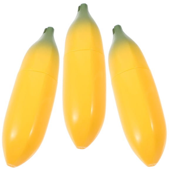 NIAIZEK 3Pcs Durable Plastic Needle Storage Tubes Yellow for Sewing and Quilting