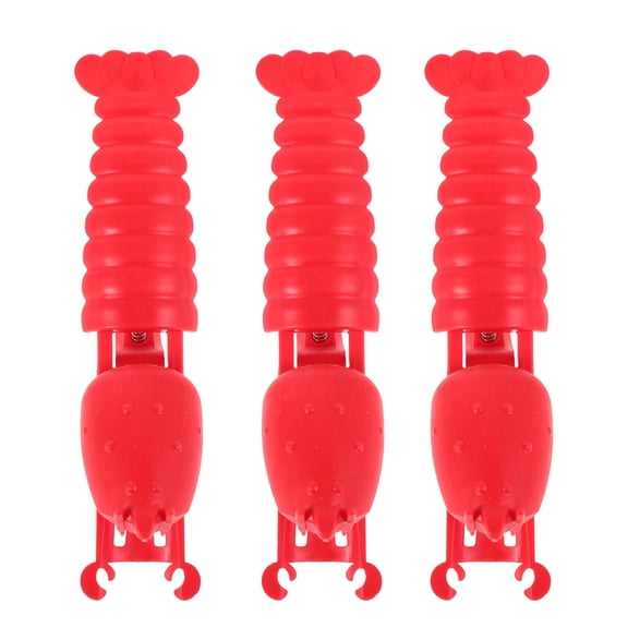 NIAIZEK 3-Pack Multifunctional Red Crawfish Sheller and Shrimp Peeling Tool Portable Seafood Peeler Gadget