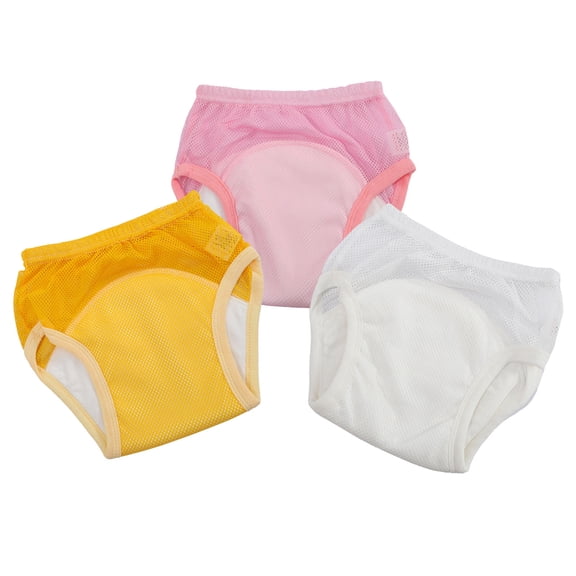 NIAIZEK 3pcs Reusable Training Pants Infant Training Pants Cotton Anti-leakage Design
