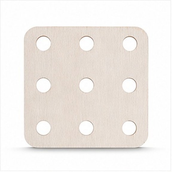 NIAIZEK 48 Pieces Wooden Weaving Cards, Square Tablet Cards with Smooth for Weaving Craft Projects