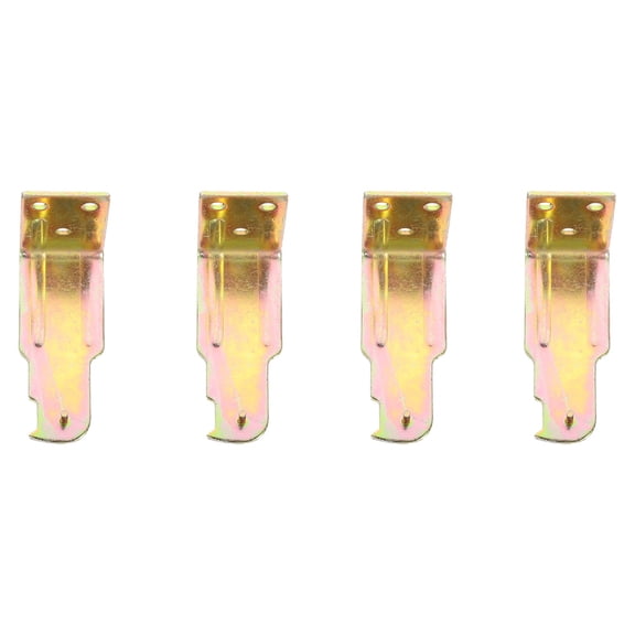NIAIZEK Wall Mount Brackets Holders Zinc Alloy Golden 4Pcs