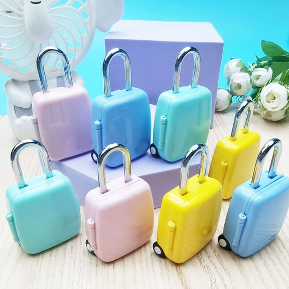 NIAIZEK 4-Pack Small Weather Resistant Combination Locks for Home, Gym, Locker, School, Travel Security Accessories