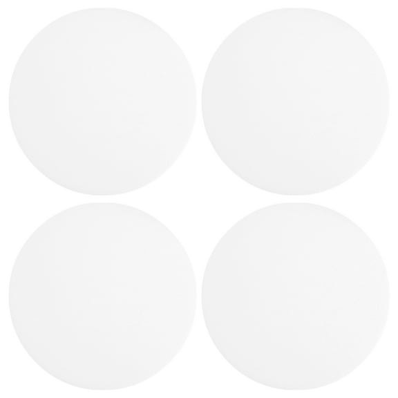 NIAIZEK 4Pcs White Circular Disk Light Diffuser for Softening Drum Lampshades