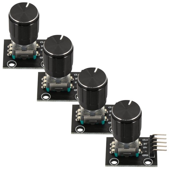 NIAIZEK 4-Pack -040 Rotary Encoder Module, Panel Mount Knob Sensor with Resettable Count for Projects