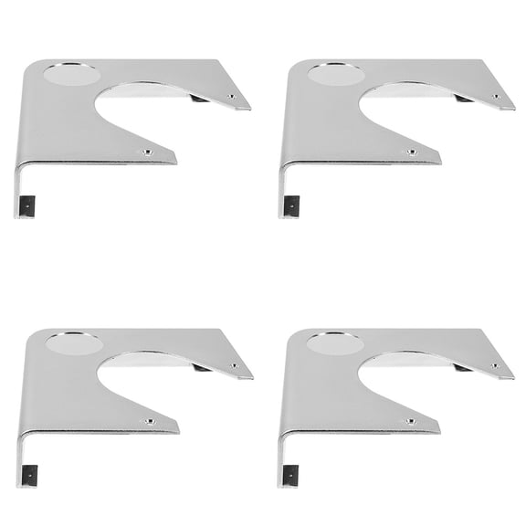 NIAIZEK 4pcs Pool Table Corner Guard for Billiard Table Silver Resin Square with Stability Enhancement