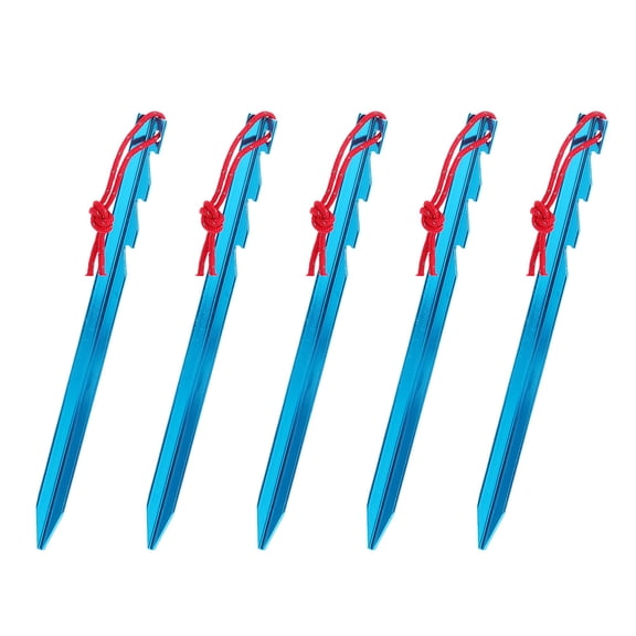 NIAIZEK Tent Spikes Tent Stakes Aluminum Alloy 5Pcs Camping Style