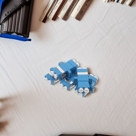 NIAIZEK 5Pcs Fiber Patch Panel Adapter Lc to Lc Coupler Easy Install for Communication Equipment