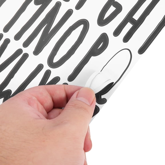 NIAIZEK Small Alphabet Letter Stickers for Mailbox, PVC Material, Night Glow Visibility, 5 Sheets Decorative Stickers