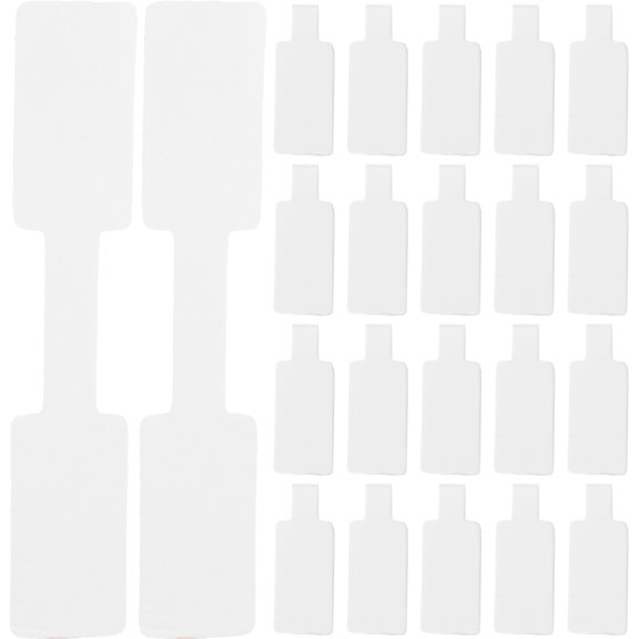 NIAIZEK White Blank Paper Price Stickers for Jewelry Display, Practical Label Tags for Retail and Organizing