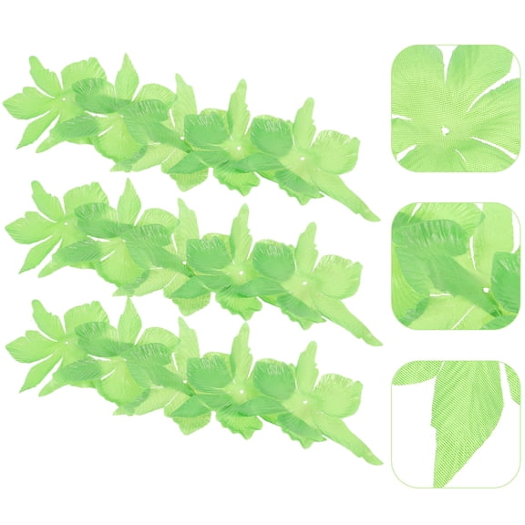 NIAIZEK 50Pcs Artificial Green Fabric Sepals for DIY Flower Calyxes Crafting