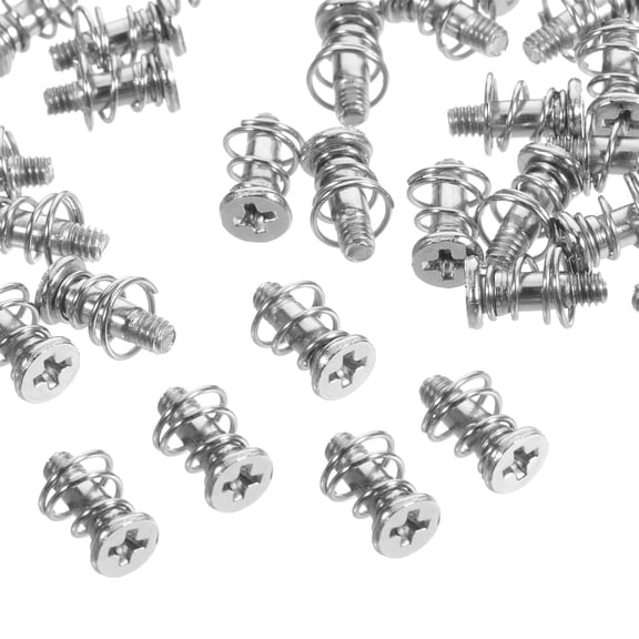 NIAIZEK 50-Pack Metal GPU Screws Made of Spring Steel for Heatsink and Back Plate Secure Fastening