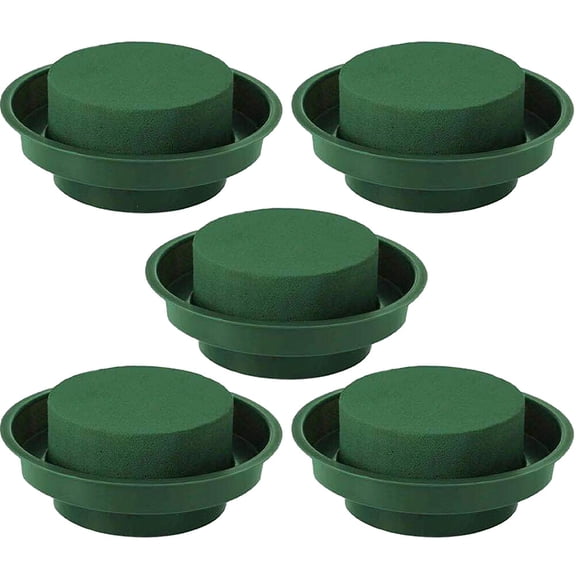 NIAIZEK 5Pcs Floral Arrangement Supplies Green Flower Cage Blocks for Fresh Flowers Decor