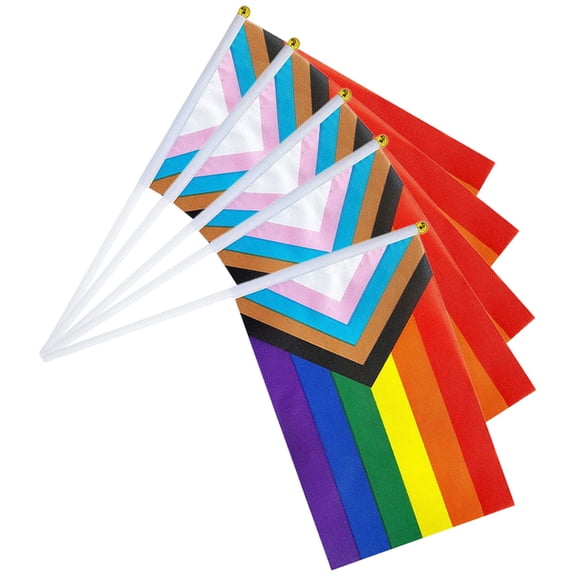 NIAIZEK 5Pcs Small Flag Multi Colored Decorative Flags for Friends and Families