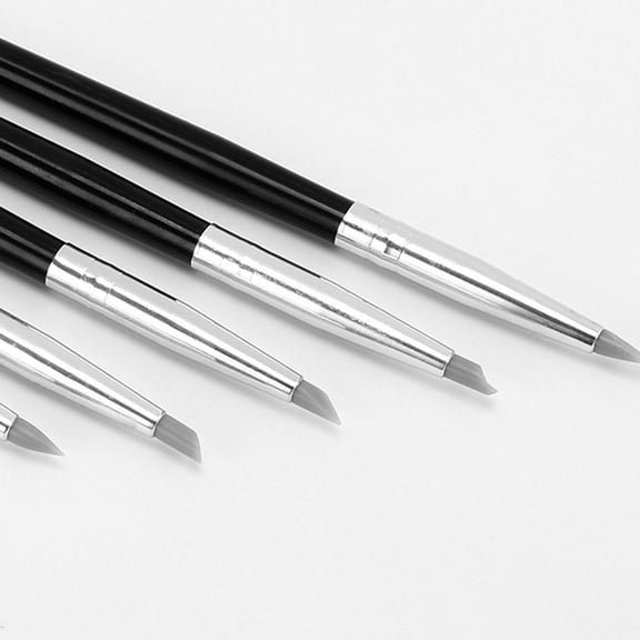 NIAIZEK Molding Pen Black Silicone for Dyeing and Scuff Smoothing 5Pcs