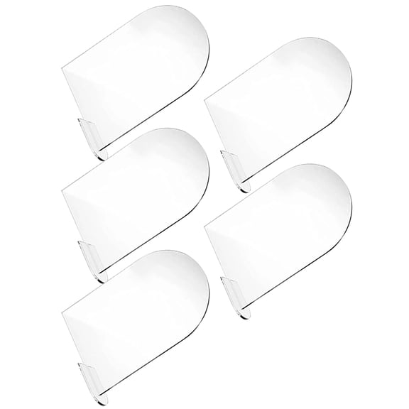 NIAIZEK Clear Acrylic Place Cards for Wedding Seating with Bases 5Sets