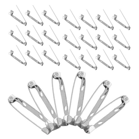 NIAIZEK 60pcs Locking Pin Backs for Jewelry Making, Craft Projects, Accessories, and Secure Fastening