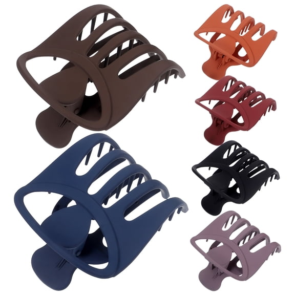 NIAIZEK 6Pcs Decorative French Hair Clips for Styling Sectioning Clips for Thick Hair