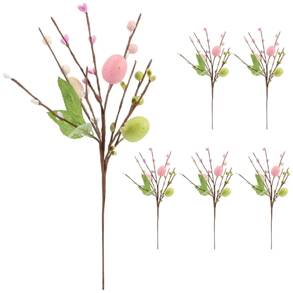 NIAIZEK Artificial Easter Flower Picks - Realistic, Vivid Decorative Floral Stems for Home, Easter, Spring, and Seasonal Decor