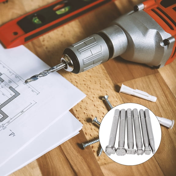 NIAIZEK 6Pcs Engrave Mold Metal Carving Tool for Unique Craft Designs