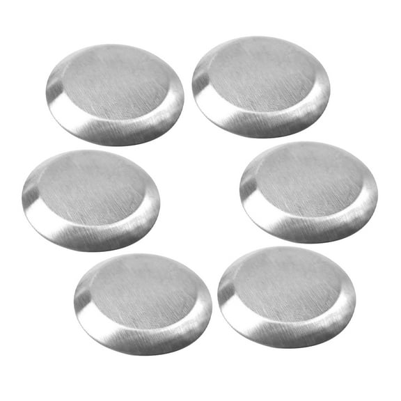 NIAIZEK 6Pcs Stainless Steel Kitchen Sink Hole Covers Faucet Hole Plugs Decorative Cap for Water Leak Prevention
