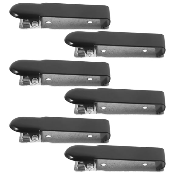 NIAIZEK 6Pcs Cash Register Clips Money Clip Black Universal Design Stores