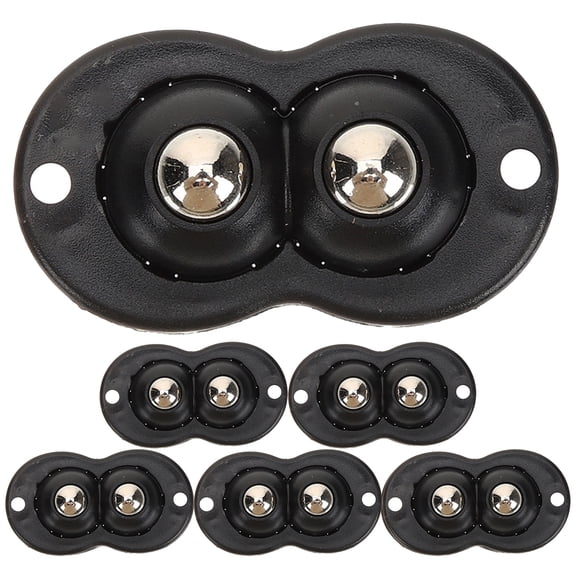 NIAIZEK 6Pcs Universal Sticky Caster Wheels for Home Storage Bin and Trash Can