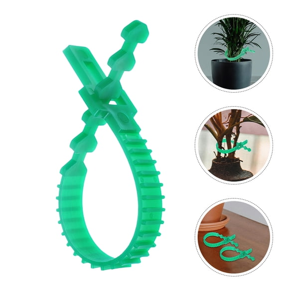 NIAIZEK 6Pcs Reusable Garden Tree Ties Adjustable Heavy Duty Straps for Staking and Support