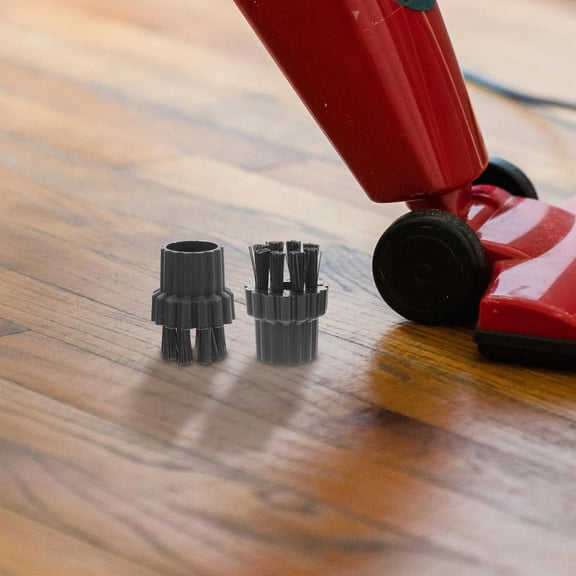 NIAIZEK M8 Steam Cleaner Brush, Black, Durable Plastic and Nylon, Efficient Cleaning, 6Pcs