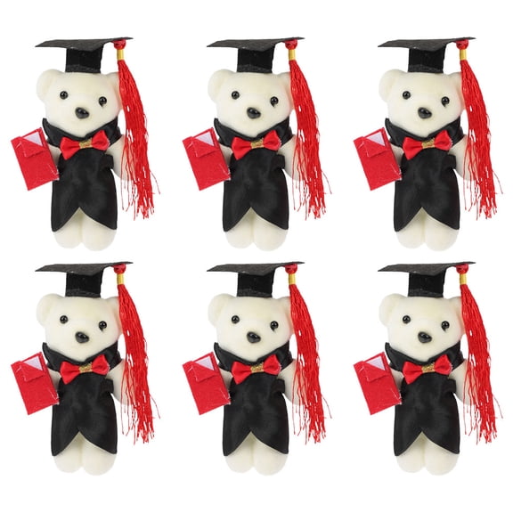 NIAIZEK Graduation Bear Set, 6 Pcs Multi- for Graduation Season and Decorations