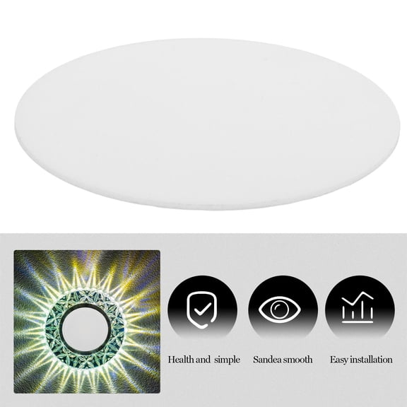 NIAIZEK 6-Pack White Acrylic Chandelier Light Shade Diffusers Easy to Install for LED Lamp Fixtures