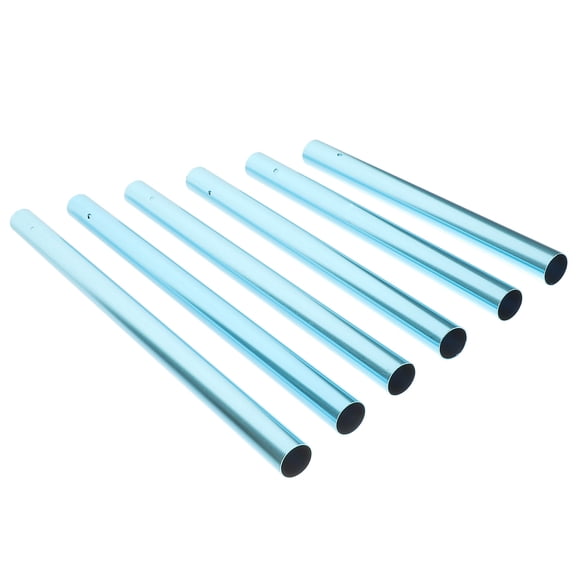 NIAIZEK 6Pcs Wind Chime Tubes Blue Metal Replacement Parts for DIY Hanging Pendants