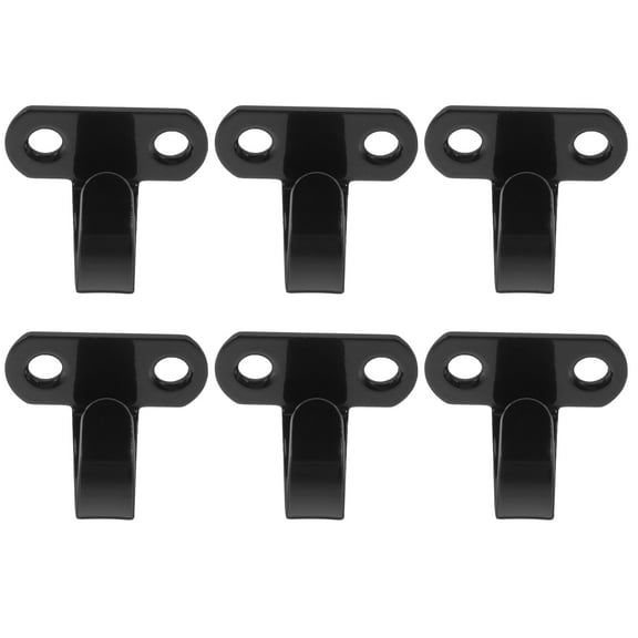 NIAIZEK 6pcs Iron Wall Fixing Ceiling Hook Simple Design for Homeowners and Office Users