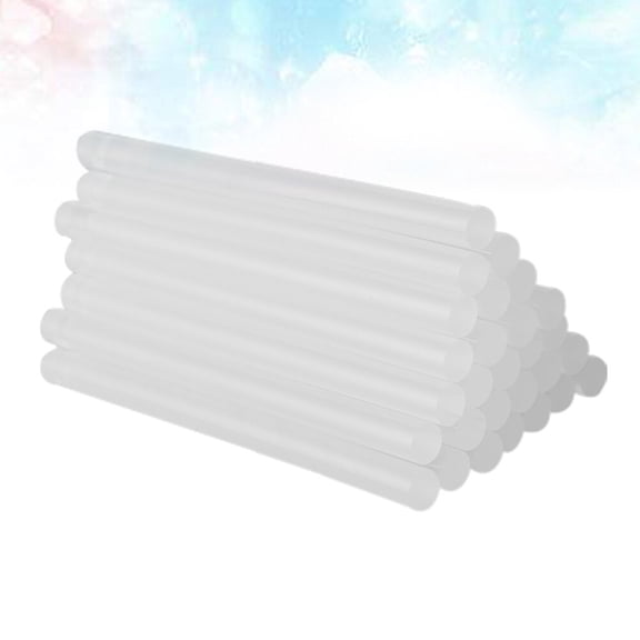 NIAIZEK 80PCS Clear Hot Glue Sticks for Crafts, Thermoplastic Resin, Fits Standard Glue Guns for Projects