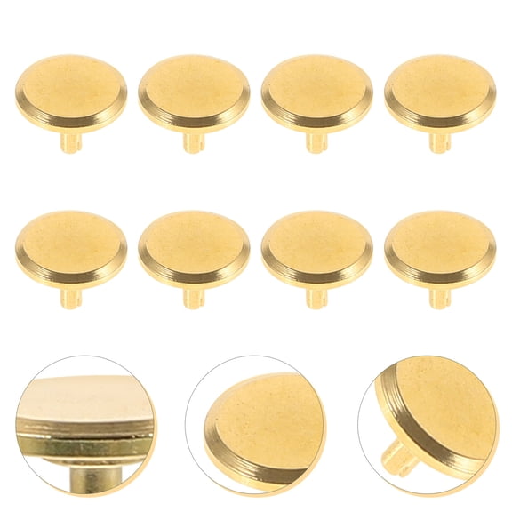 NIAIZEK 8 Pieces Copper Second Hand Caps for Quartz Wall Clock Repair and Replacement Parts for Home Clock