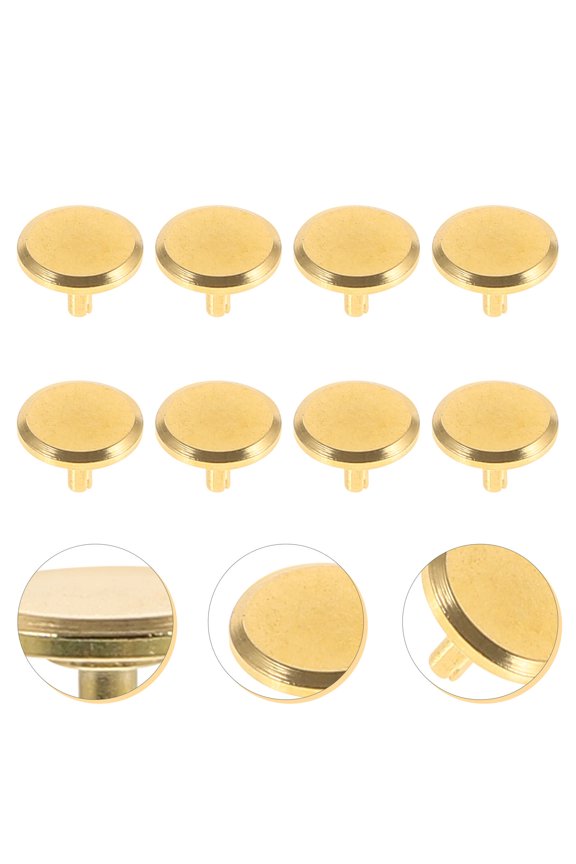 8 Pieces Copper Second Hand Caps for Quartz Wall Clock Repair and Replacement Parts for Home Clock
