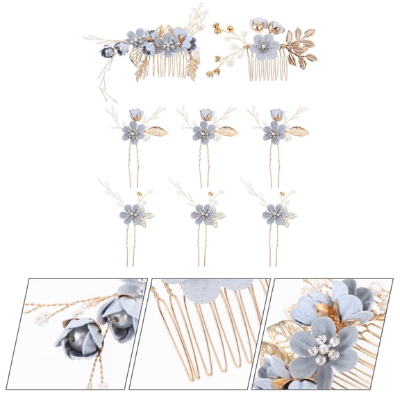 NIAIZEK Flower Hair Pieces for Weddings and Other Occasions 8Pcs