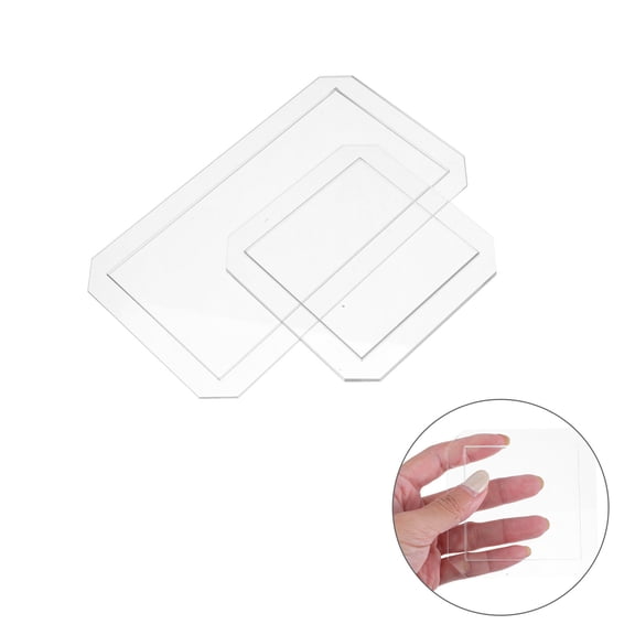 NIAIZEK Clear Acrylic Sewing Templates, Precision Design for Patchwork, 8Pcs