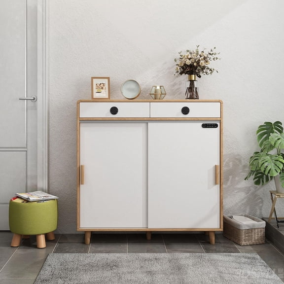 NIAIZEK Ceramic Cabinet Handles Black Vintage Design Easy Installation for Decoration 8Pcs