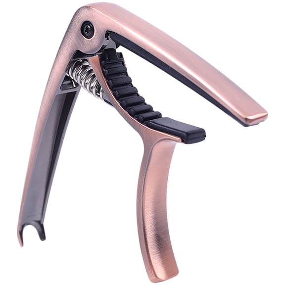 NIAIZEK Capos for Acoustic Guitar Zinc Alloy Red Bronze 1Pcs Compact Design for Ukulele Players