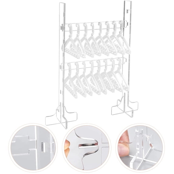 NIAIZEK Desktop Earring Holder Acrylic Jewelry Rack for Home Use and Display Storage