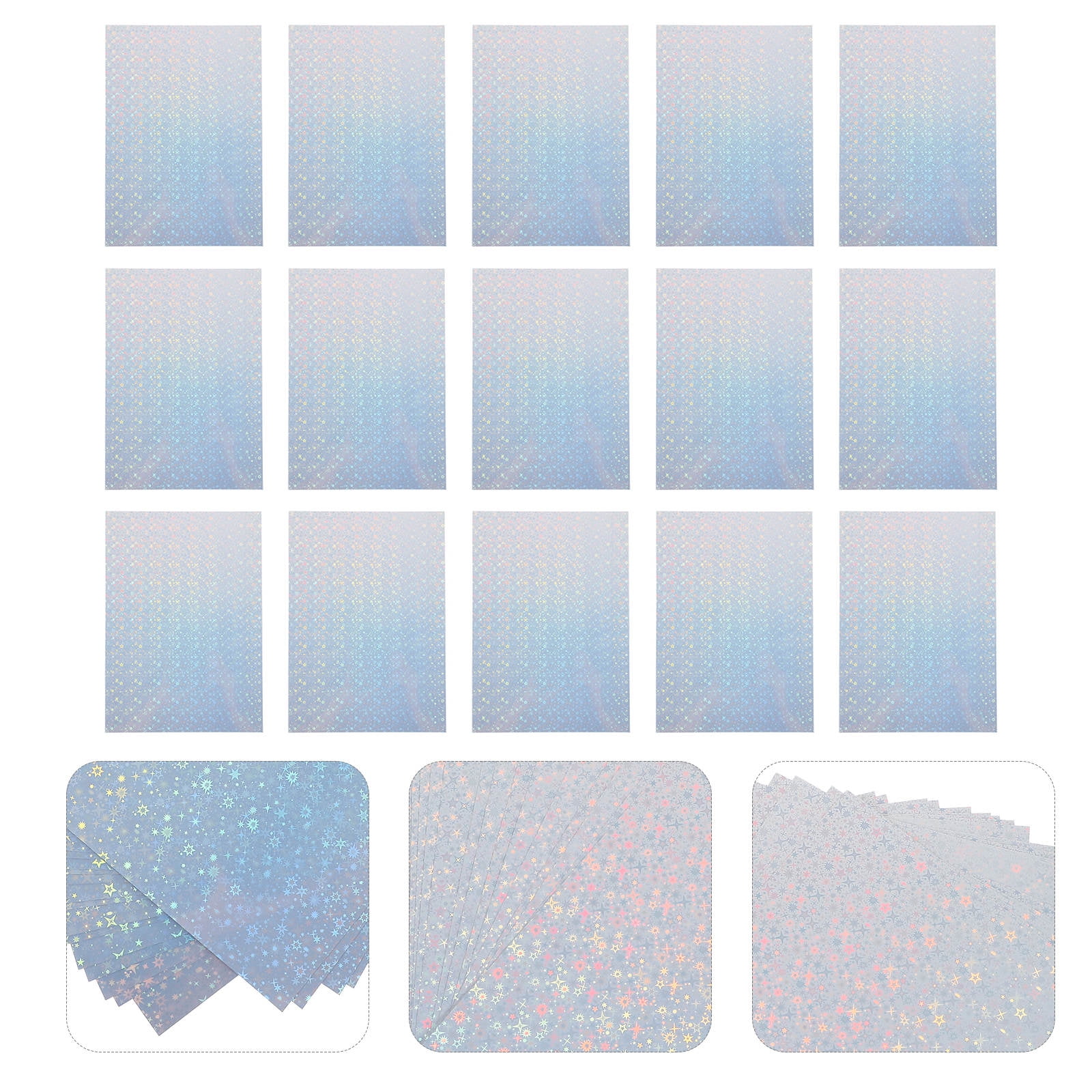 NIAIZEK Holographic Printable Vinyl Sheet for Custom Logo and Craft