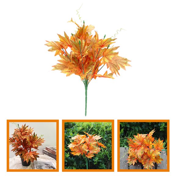 NIAIZEK Garden Fake Leaves Branches for Rustic Autumn Wreaths and Fall Table Centerpieces