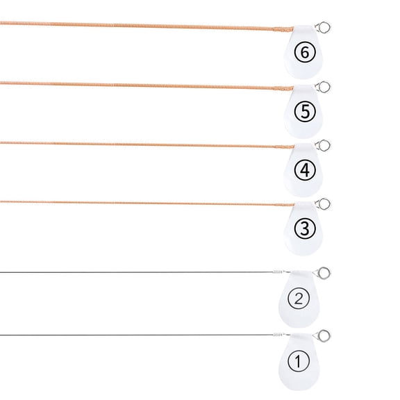 NIAIZEK 6Pcs Metal Folk Guitar for Acoustic Guitar Replacement and Clear Sound