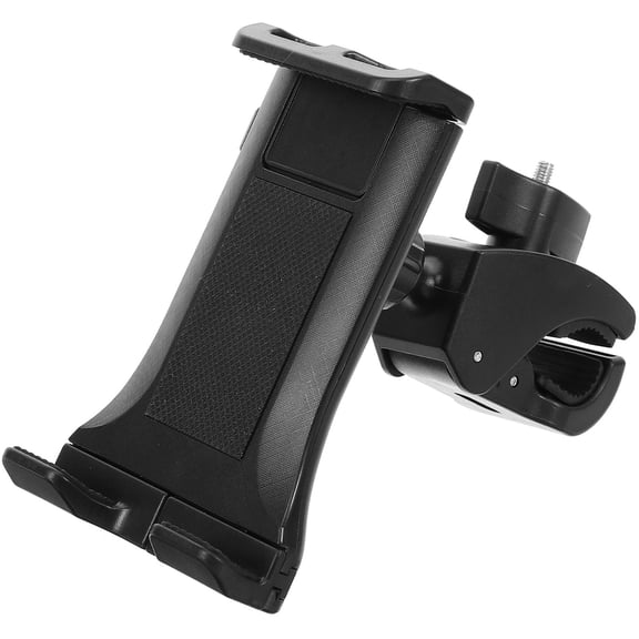 NIAIZEK Black Exercise Bike Phone Holder Handlebar Mount for Fitness Equipment with 360 Degree Rotation