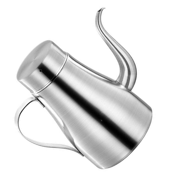 NIAIZEK Stainless Steel Olive Oil Bottle Silver for Kitchen Use 304 Steel