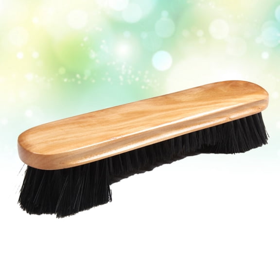 NIAIZEK Snooker Table Brush Wooden Handle Soft Bristles Dirt Remover