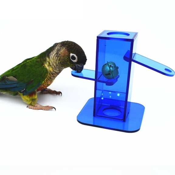 NIAIZEK Enrichment Foraging Toys Acrylic Bird Intelligence Trainer 1 Set