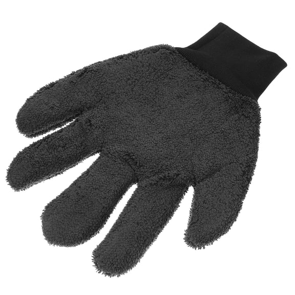 NIAIZEK Black Car Washing Glove for Cleaning Vehicle Exterior Automotive Cleaning Mitt