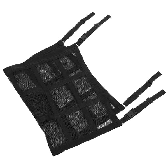 NIAIZEK Car Ceiling Cargo Net Black Polyester Truck Ceiling Organizer for Extra Storage Space